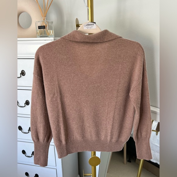 R Label The Reset Cashmere Sweater - Blush - Sz XS - Picture 7 of 7